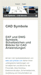 Mobile Screenshot of cad-symbole.com