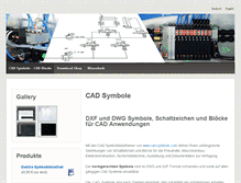 Tablet Screenshot of cad-symbole.com